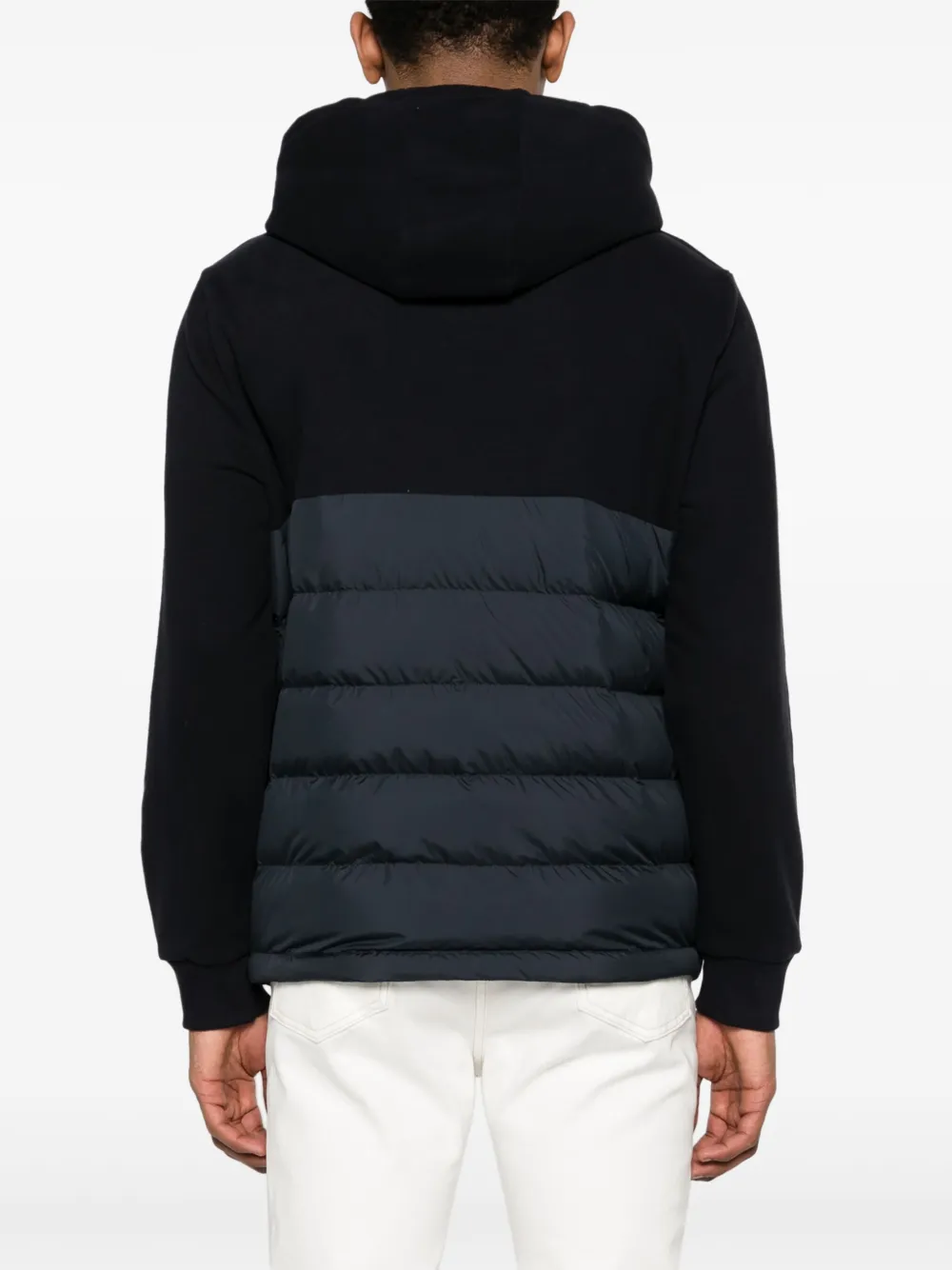 Moncler Jack met gewatteerd vlak Blauw