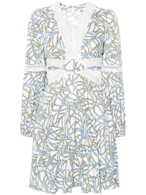 DVF Diane von Furstenberg vestido midi Kimmie