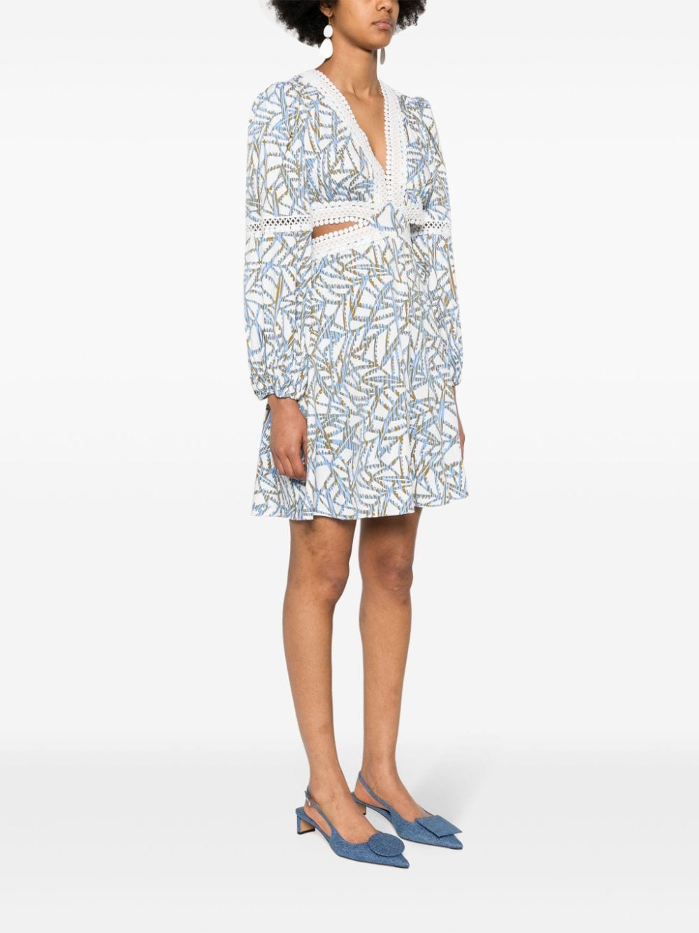 Shop Diane Von Furstenberg Kimmie Midi Dress In White