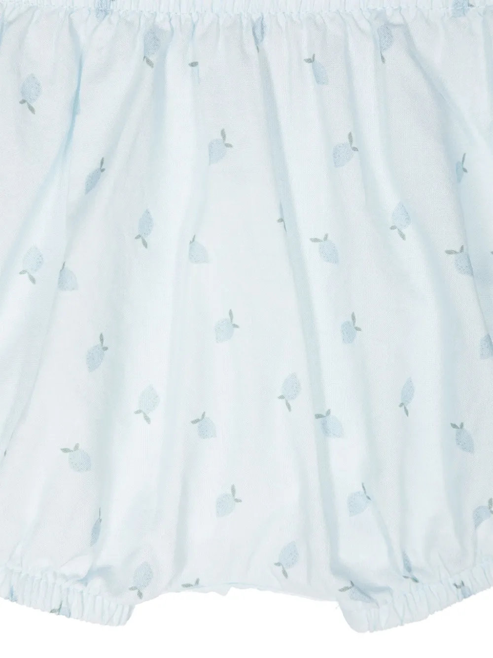 Knot Jo katoenen shorts Blauw