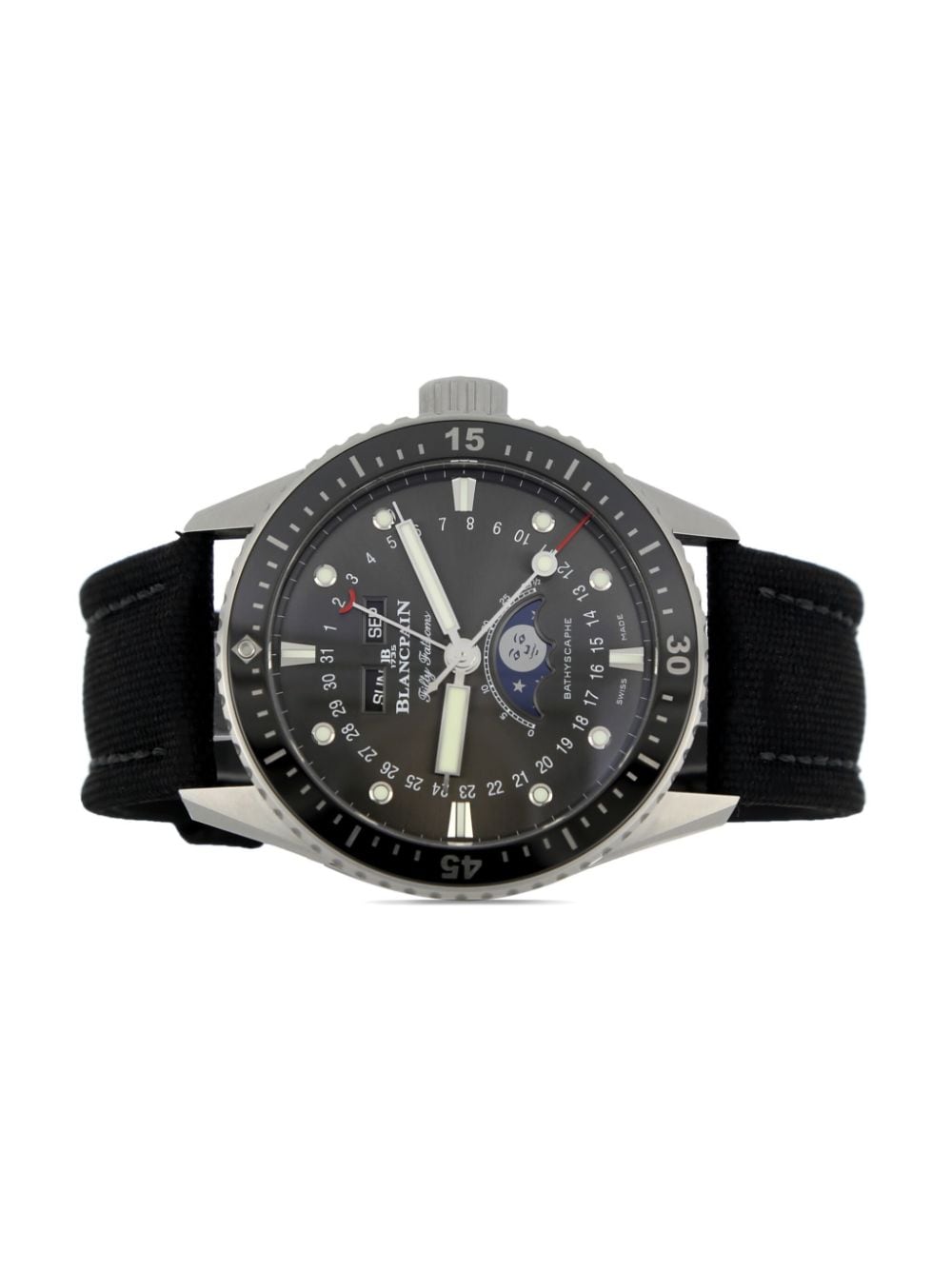 Pre-owned Blancpain 2022  Fifty Fathoms Bathyscaphe 43mm In Black