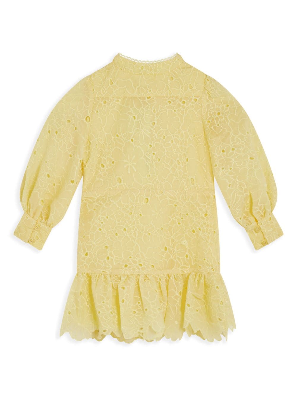 MARLO Harper broderie-anglaise dress - Geel