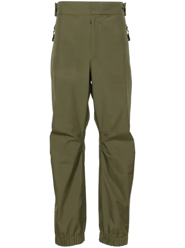 MONCLER オリーブグリーン ジョガーパンツ Moncler Grenoble Waterproof Tapered Trousers | Green | FARFETCH