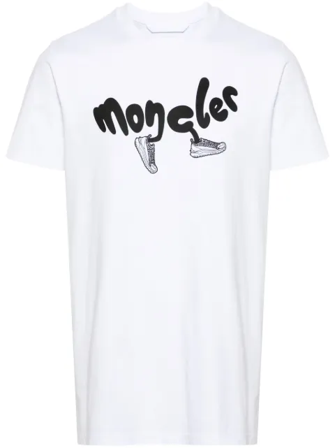 Moncler logo-print cotton T-shirt