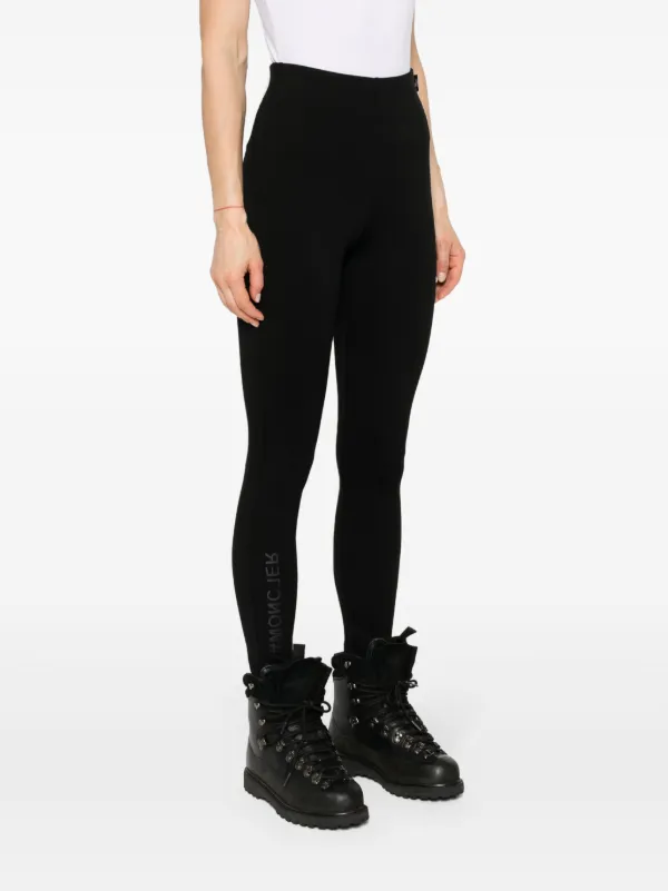 Moncler Grenoble rubberised-logo Performance Leggings