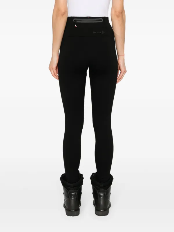 Moncler Grenoble rubberised-logo Performance Leggings