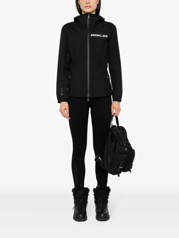 Moncler Grenoble rubberised-logo Performance Leggings