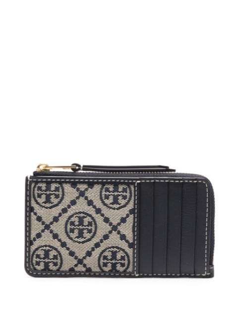 Tory Burch T Monogram zip card holder Women