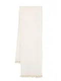 Max Mara pompom-detail scarf - Neutrals