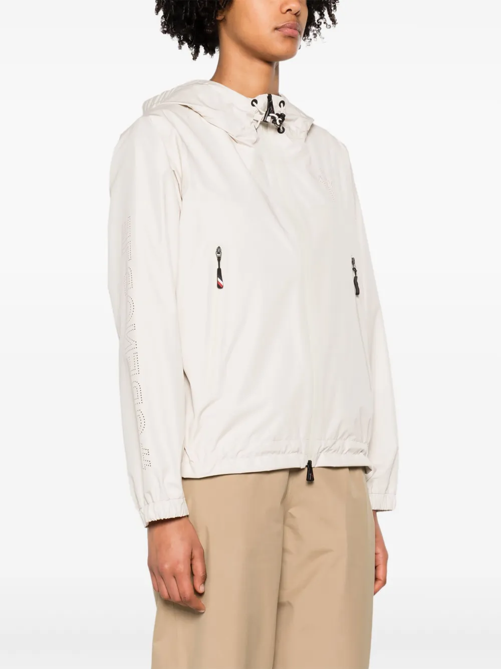 Moncler Grenoble Jack met capuchon Beige