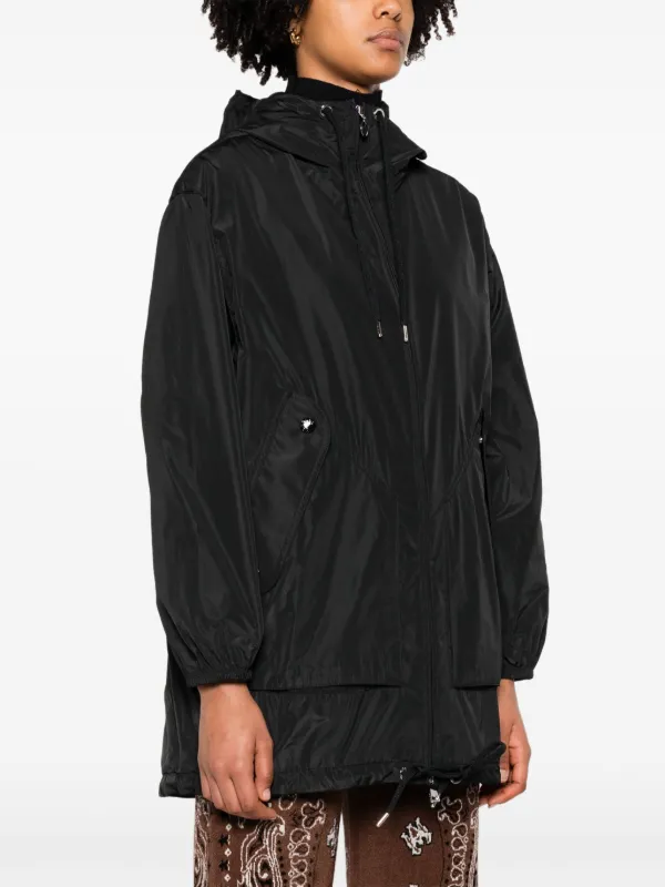 Moncler Melia Parka Jacket | Black | FARFETCH GE