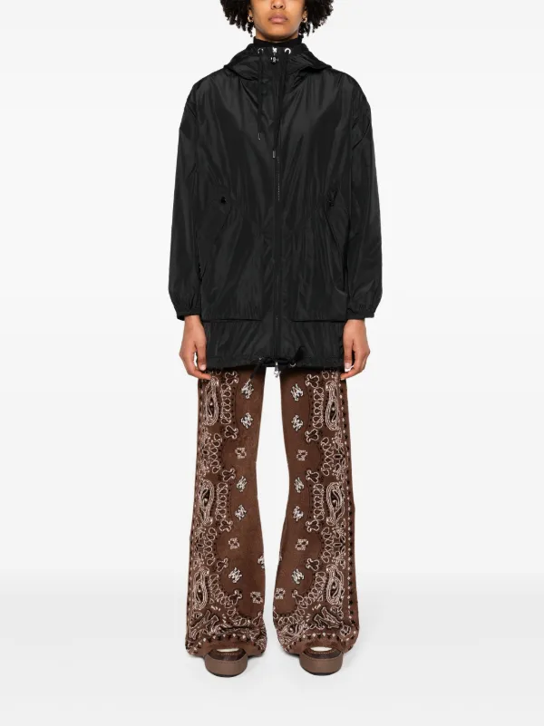 Moncler Melia Parka Jacket | Black | FARFETCH GE