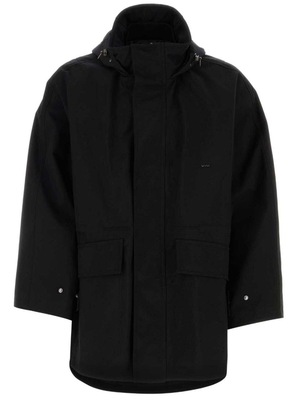 Wooyoungmi panelled windbreaker - Schwarz