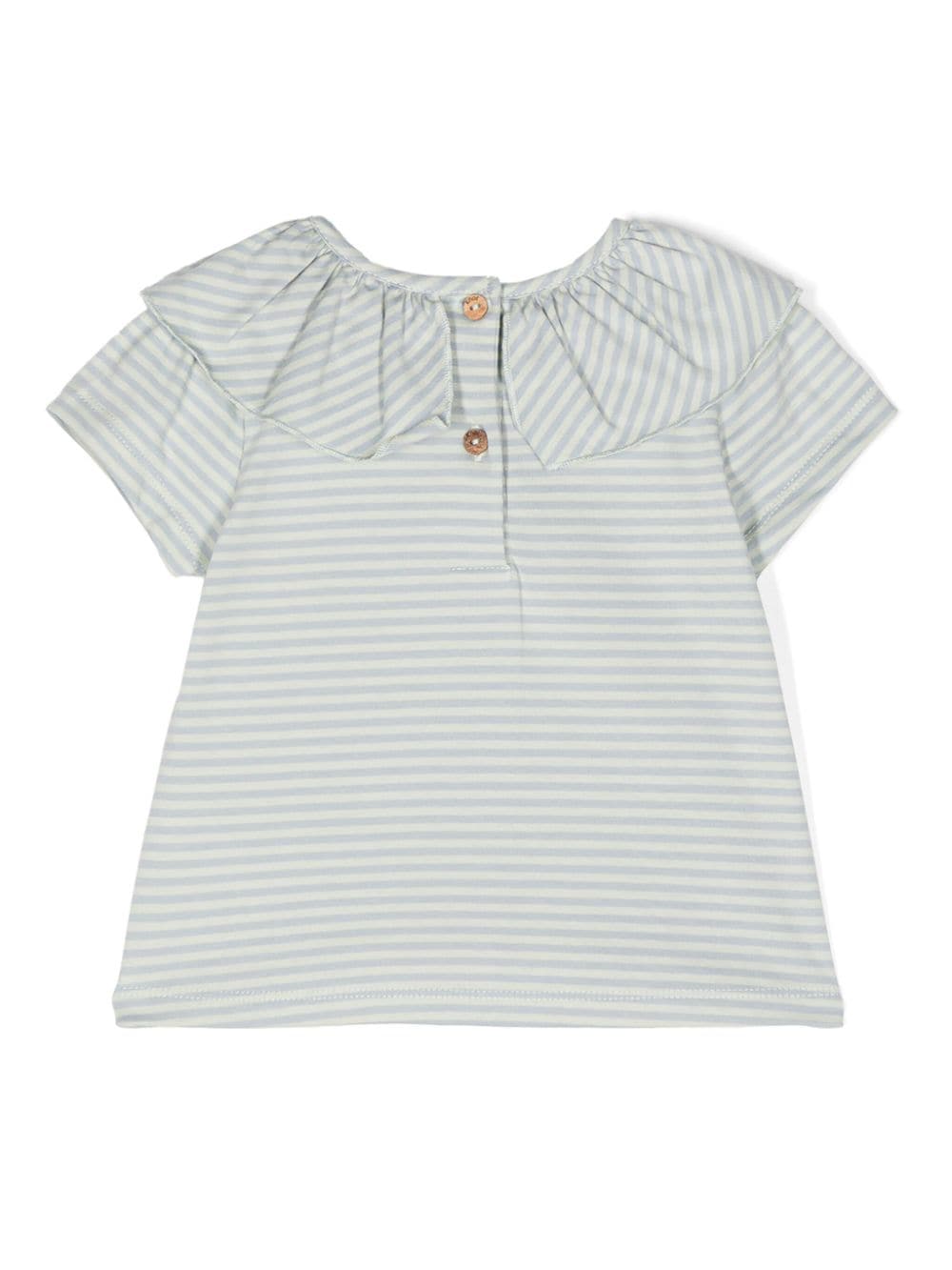 Shop Knot Pat Stripe-pattern T-shirt In Blue