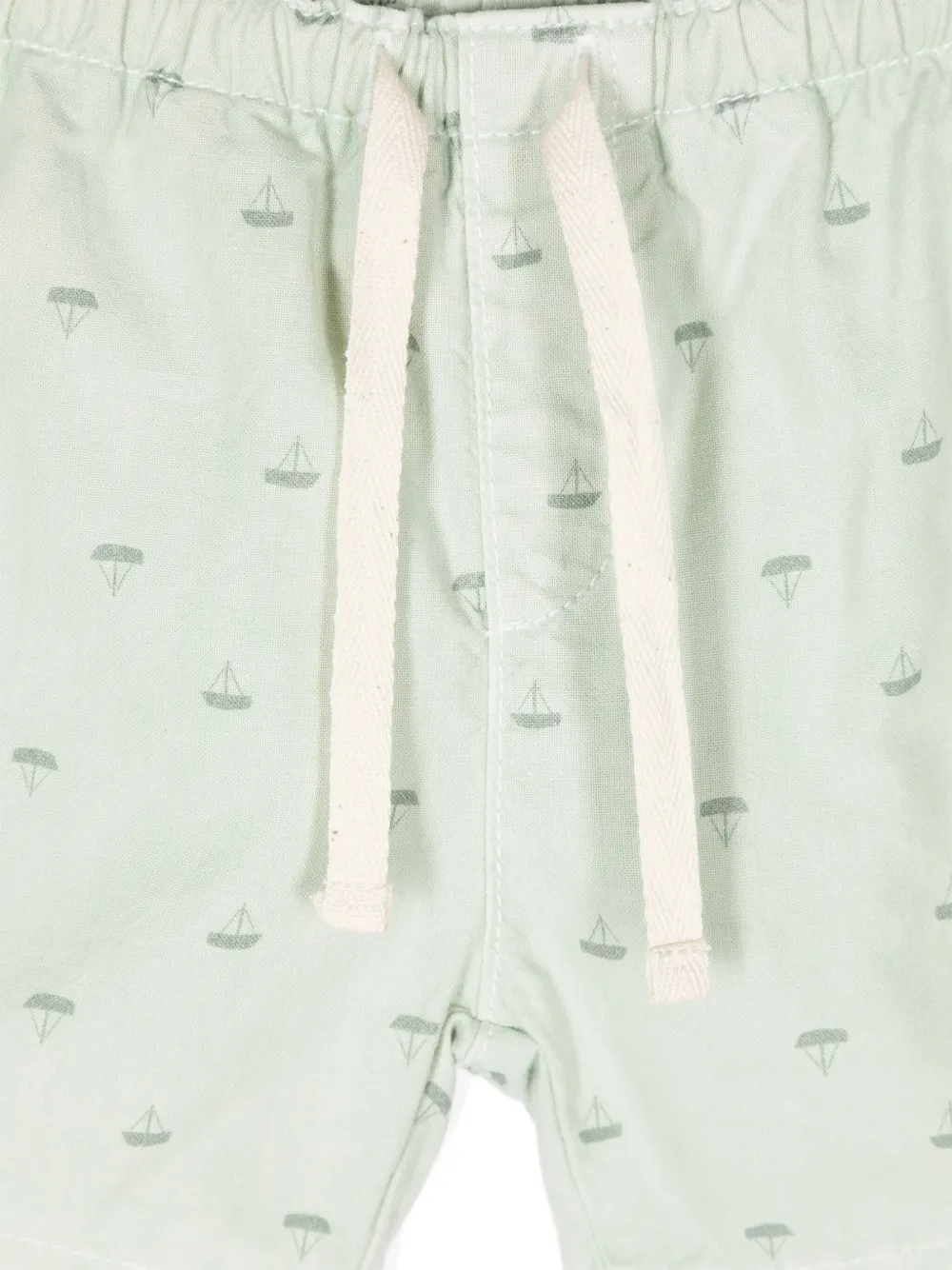 KNOT LIZ BOAT-PRINT SHORTS