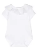 Knot Filippa ruffle-collar bodysuit - White