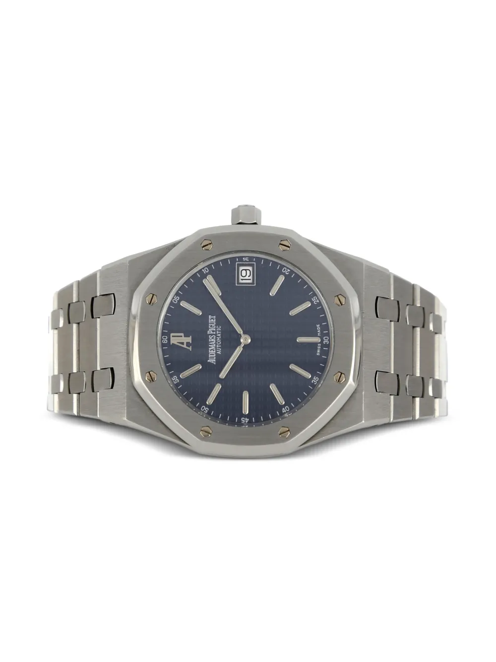 Pre-owned Audemars Piguet 2008 Royal Oak Jumbo 39mm In Blue