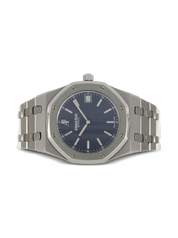 Audemars Piguet 2008 Royal Oak Jumbo 39mm | Blue | FARFETCH TW