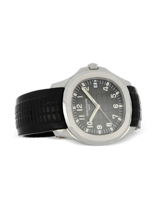 Patek Philippe 2008 pre-owned Aquanaut 40mm | Black | FARFETCH