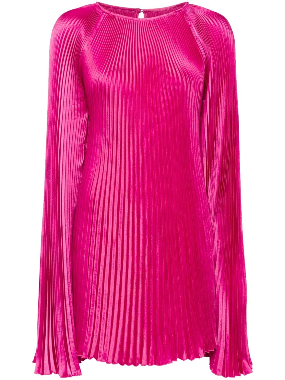 L'IDÉE Palais geplooide mini-jurk Roze