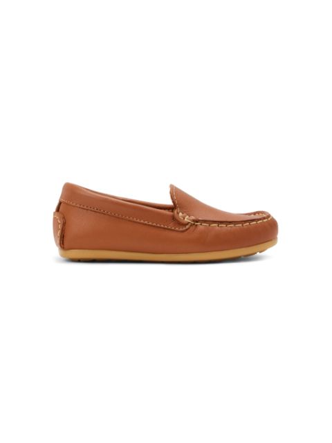 ANDANINES contrast-stitch leather loafers