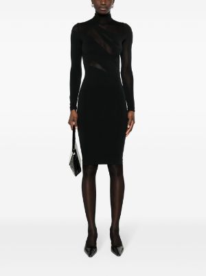 Mid-length dress Wolford Black size 4 US in Synthetic - 25264629