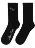 Axel Arigato Wes embroidered socks - Black