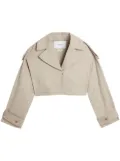 Axel Arigato Gaia cropped trench coat - Neutrals
