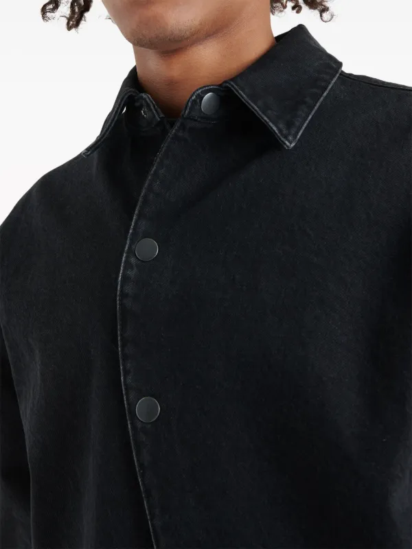 Axel Arigato Twist Denim Shirt | Black | FARFETCH