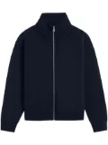 Axel Arigato Core wool-blend zipped cardigan - Blue