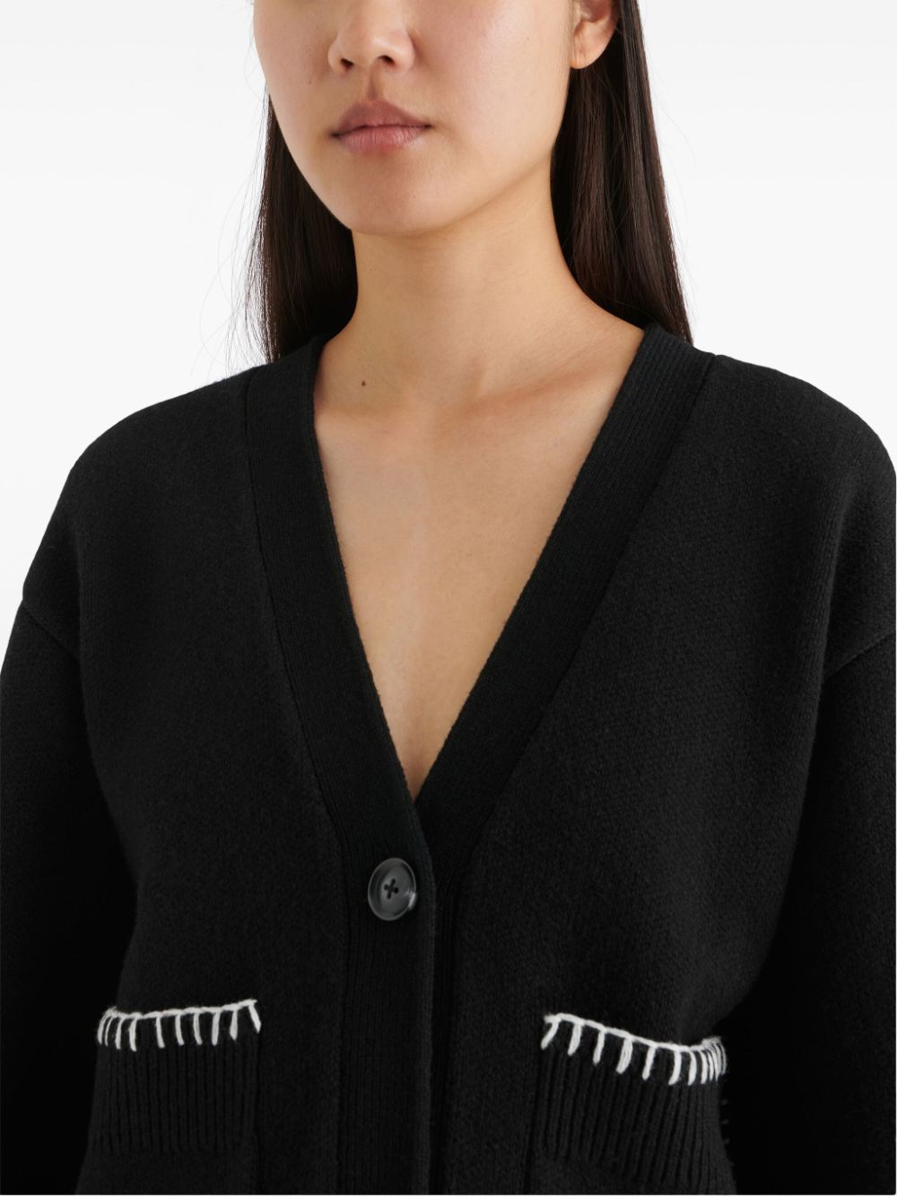 Axel Arigato Memory contrast-stitched cardigan Women