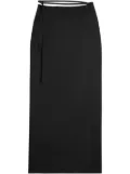 Axel Arigato Eve belted maxi skirt - Black