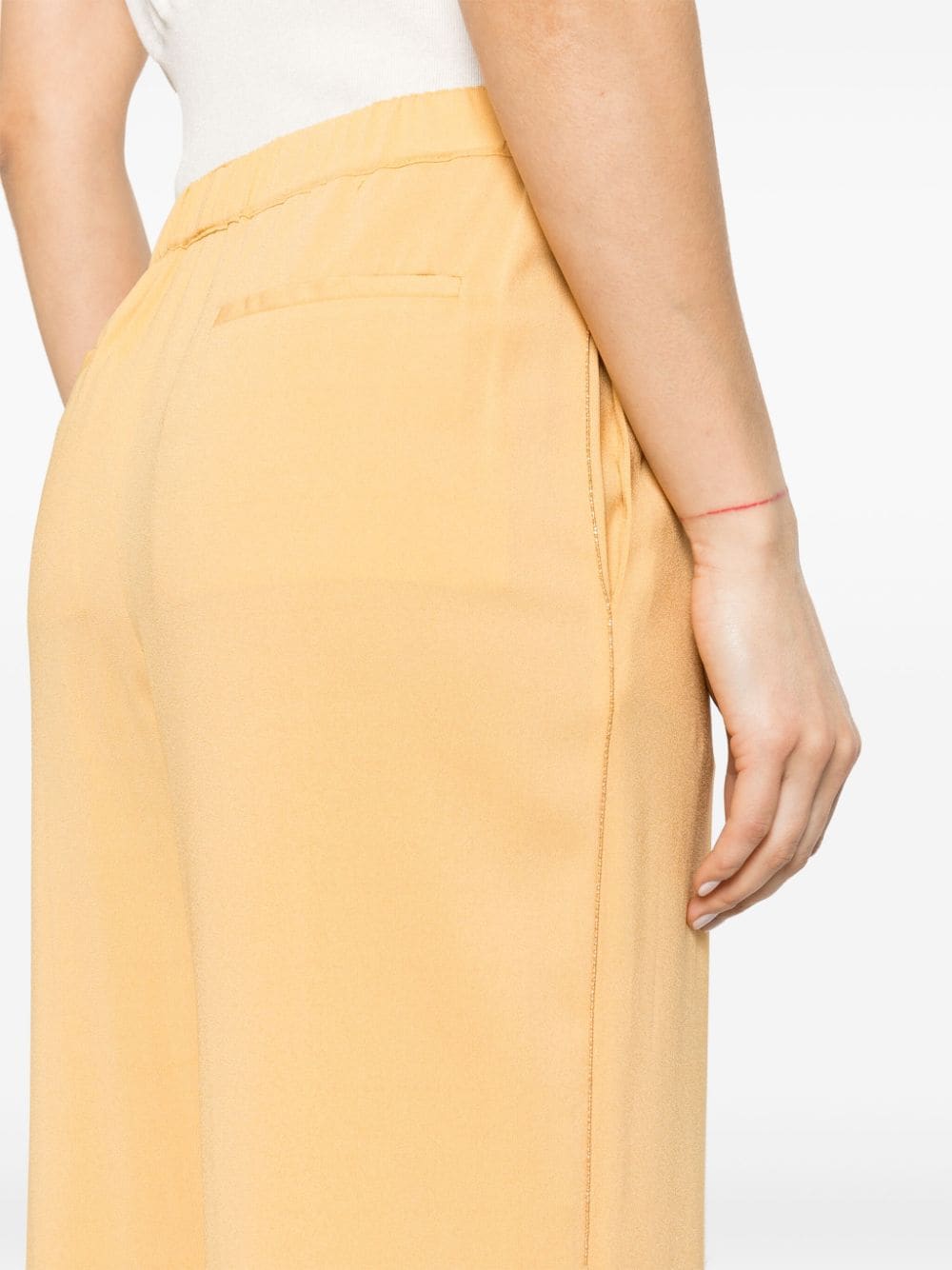 Shop Fabiana Filippi Straight-leg Trousers In Yellow