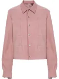 Rick Owens Alice Strobe leather shirt - Pink