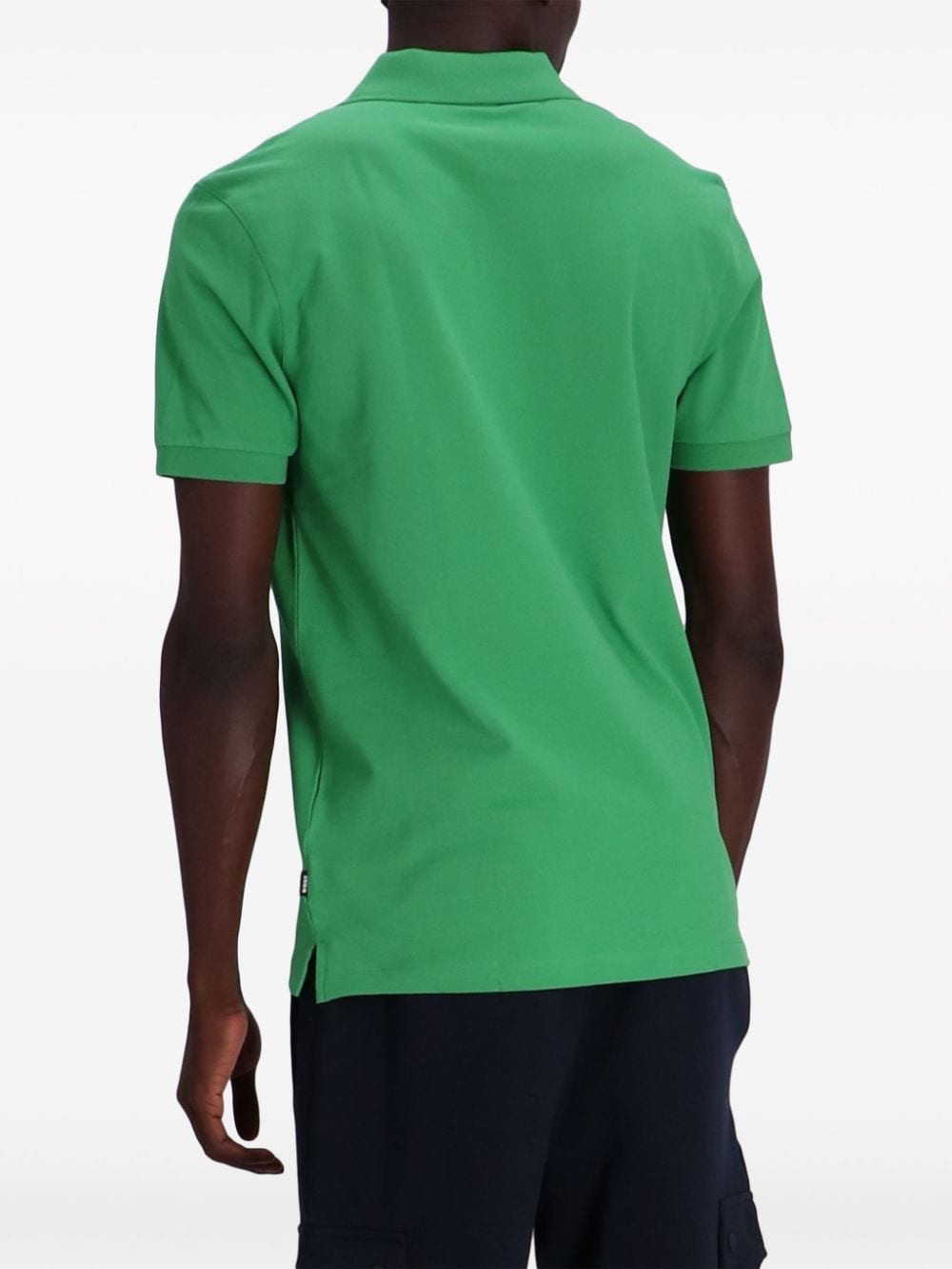 BOSS Poloshirt met geborduurd logo Groen