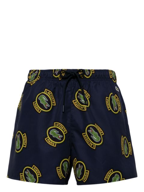 Lacoste logo-print swim shorts Men