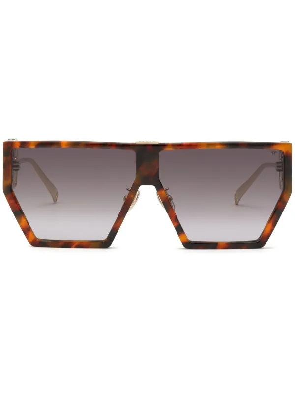 PHILIPP PLEIN Hexagonal brown Sunglasses Sunglasses Square PLEIN ICON HEXAGON | Philipp Plein Outlet main image 3