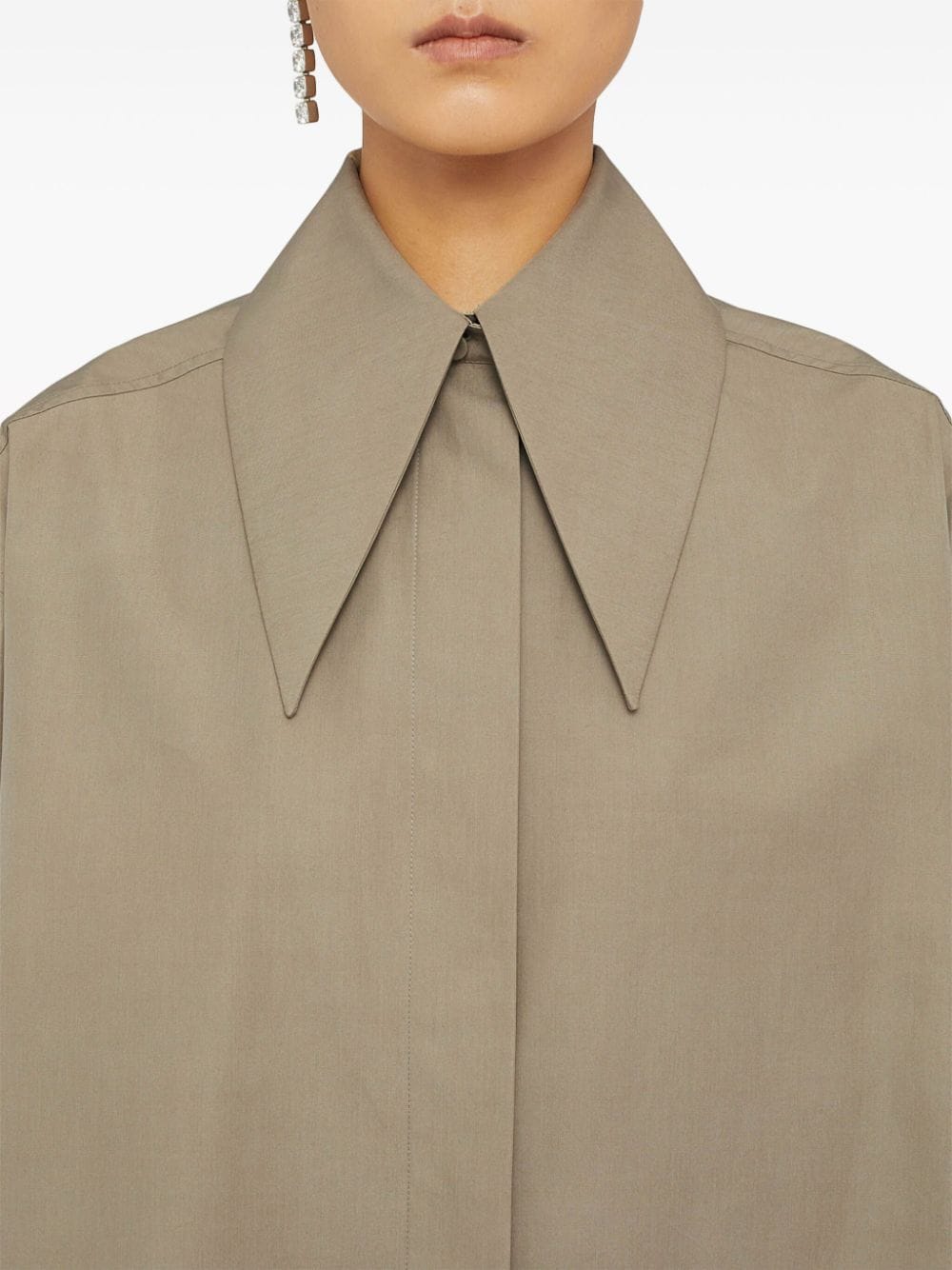 Jil Sander Oversized blouse Beige