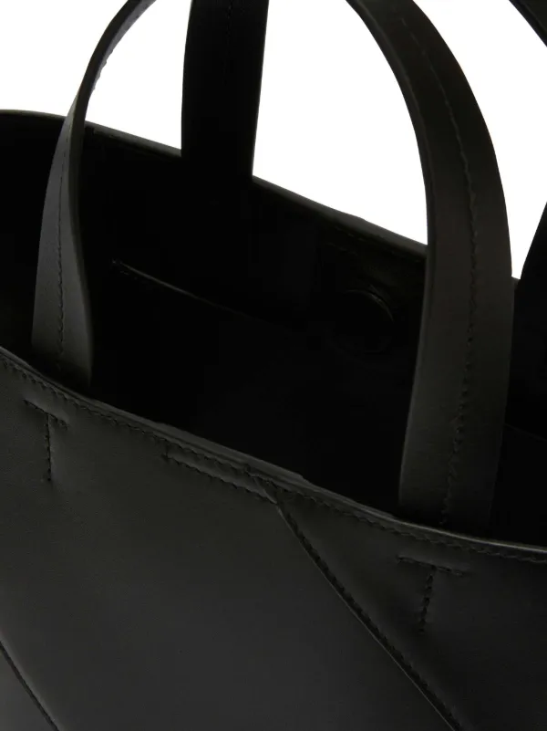 トートバッグ 25AW JIL SANDER Women Leather Shopping Bag black Jil Sander Medium Leather Tote Bag | Black | FARFETCH