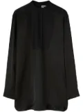 Jil Sander Thursday P.M. linen-blend shirt - Black