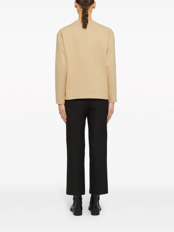 Jil Sander Logo T-Shirt | Brown | FARFETCH JO