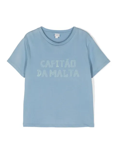 Knot playera con estampado Capitão