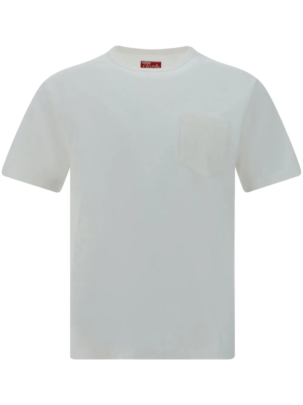Fortela T-shirt con taschino - Bianco