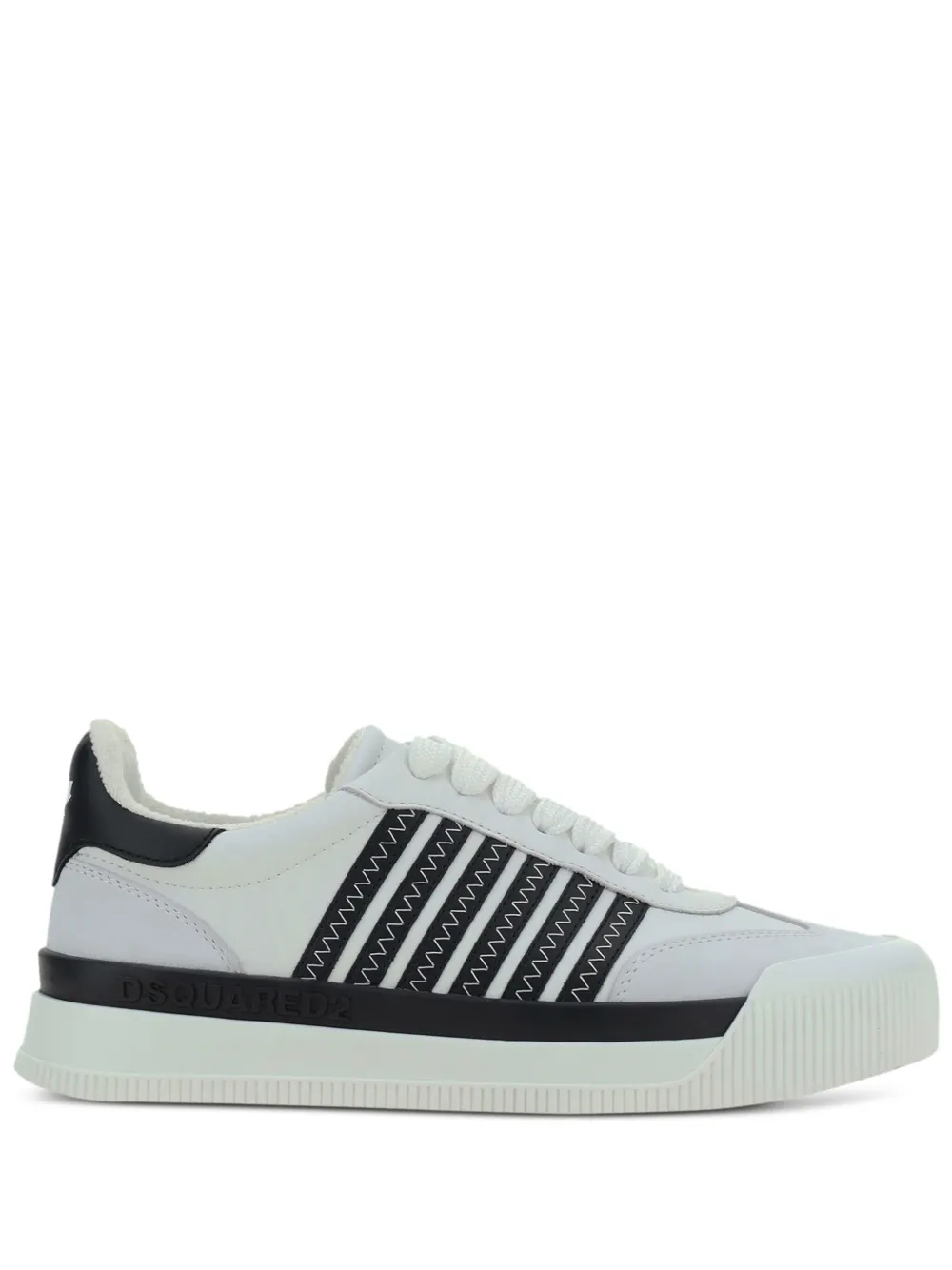 Shop Dsquared2 New Jersey Sneakers In White