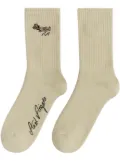 Axel Arigato Wes-embroidered socks - Neutrals