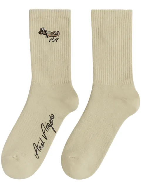 Axel Arigato calcetines con bordado Wes