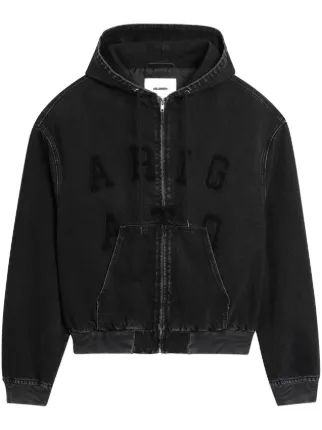 Axel Arigato Venice デニム ボンバージャケット | ブラック | FARFETCH JP