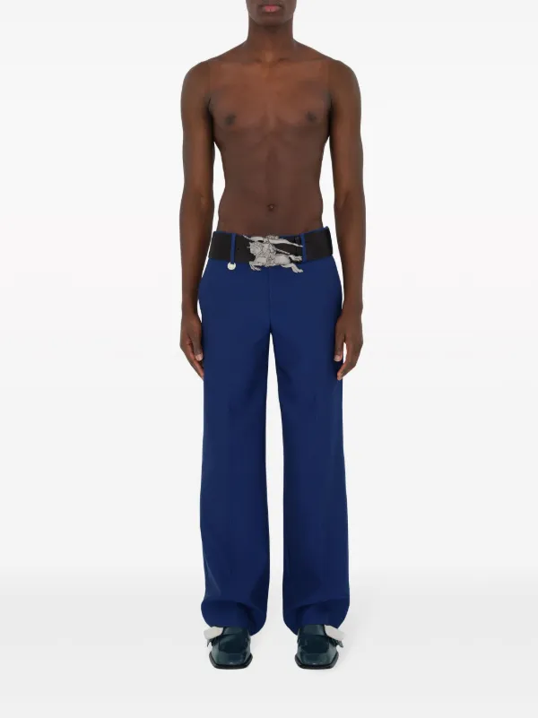 Burberry Knight Leather Belt | Black | FARFETCH