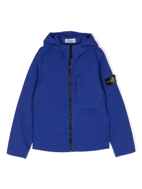 Blue stone island jacket junior hotsell