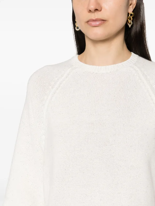 Fabiana Filippi スパンコール ドレス | ホワイト | FARFETCH JP